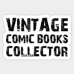 Vintage Comics Books Collector Sticker